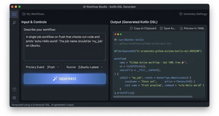 AI Tools For YAML Code Generation