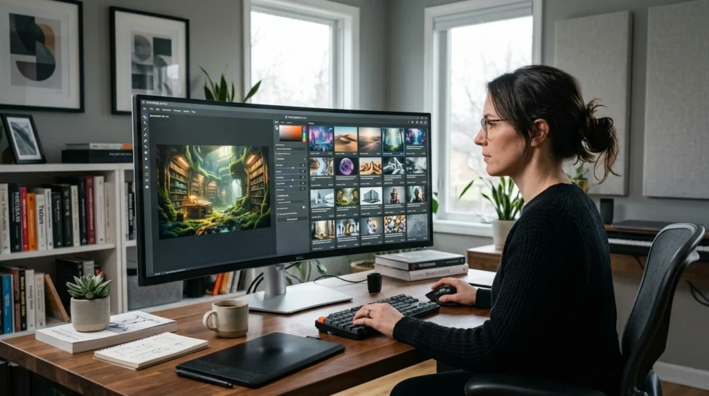 AI designer working