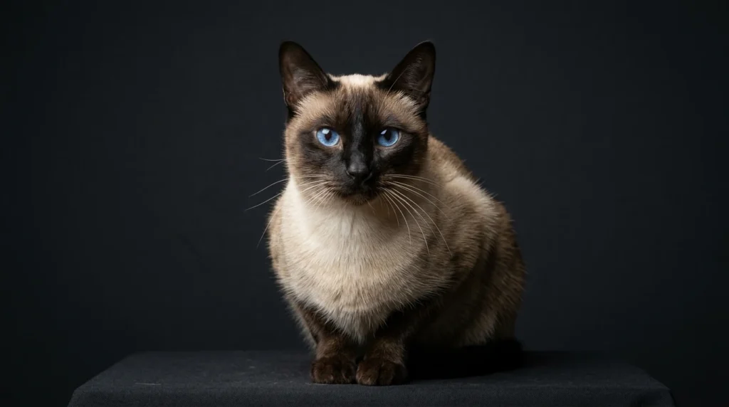 Siamese Cat Portrait