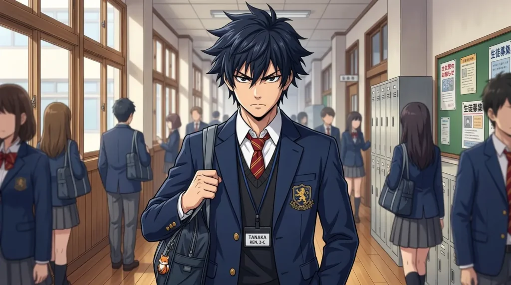 Anime teenage boy Gemini Image Prompts For Boys