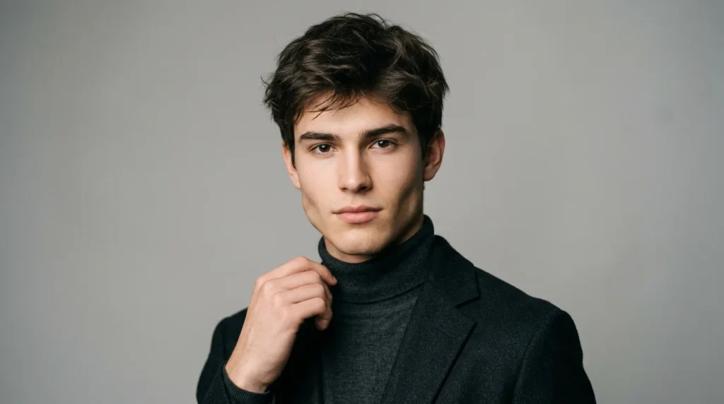 sharp jawline mogger Gemini Image Prompts For Boys