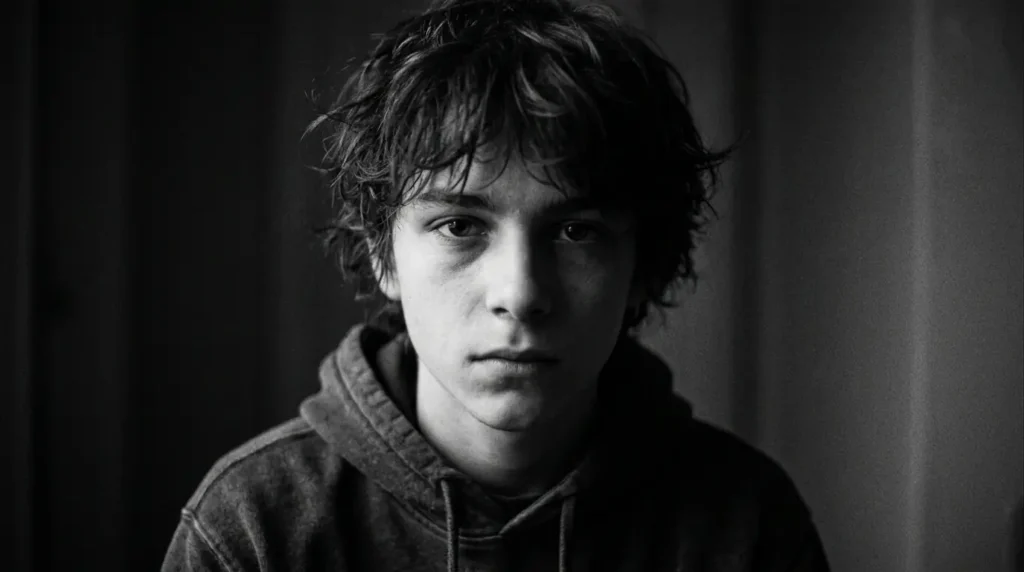 teen with messy hair Gemini Image Prompts For Boys
