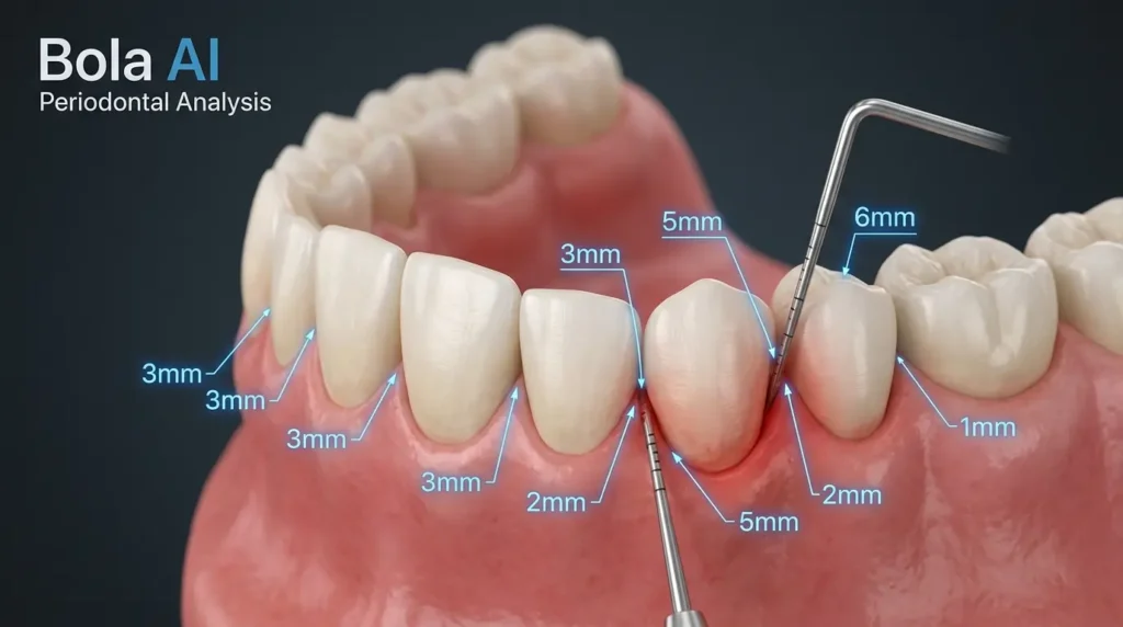 AI bola digital tooth chart